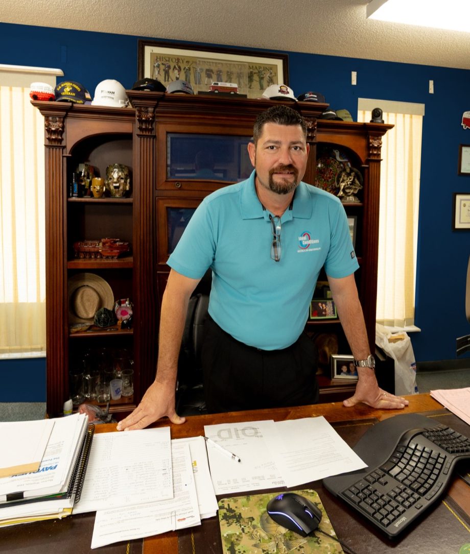 Tom Massey, founder of Ideal Conditions, at his Jacksonville office