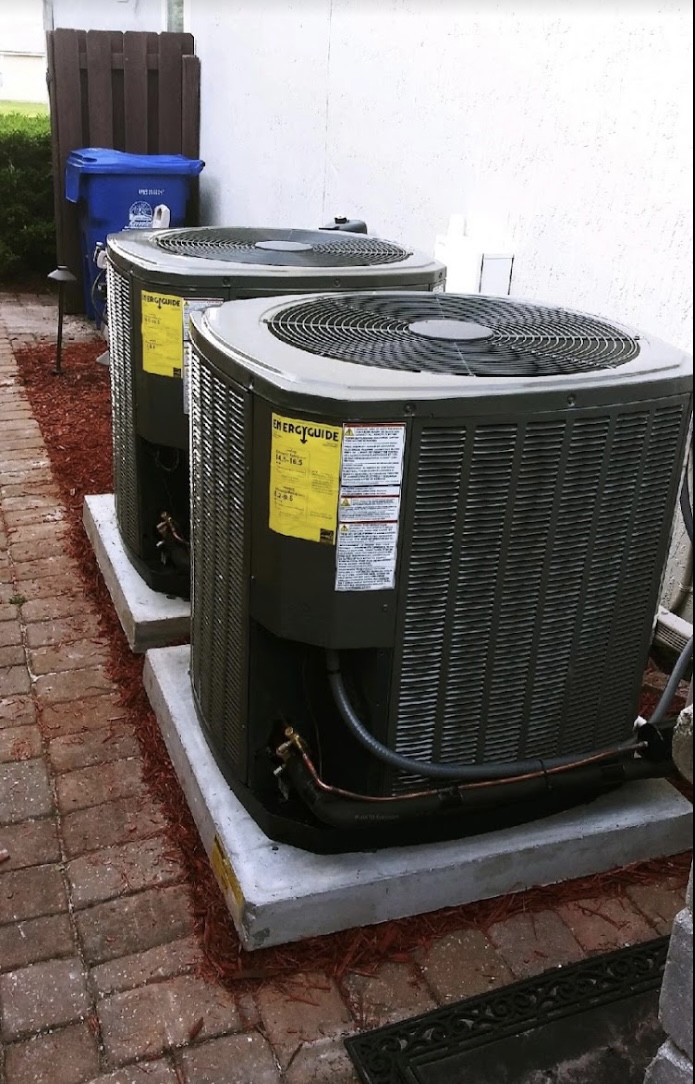 2 HVAC Units Outside Installed