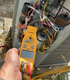 Meter Checking AC Unit Power